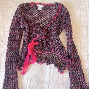 deadstock knit top ✧･ﾟ